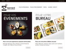 Tablet Screenshot of bernard-et-fils-traiteur.com